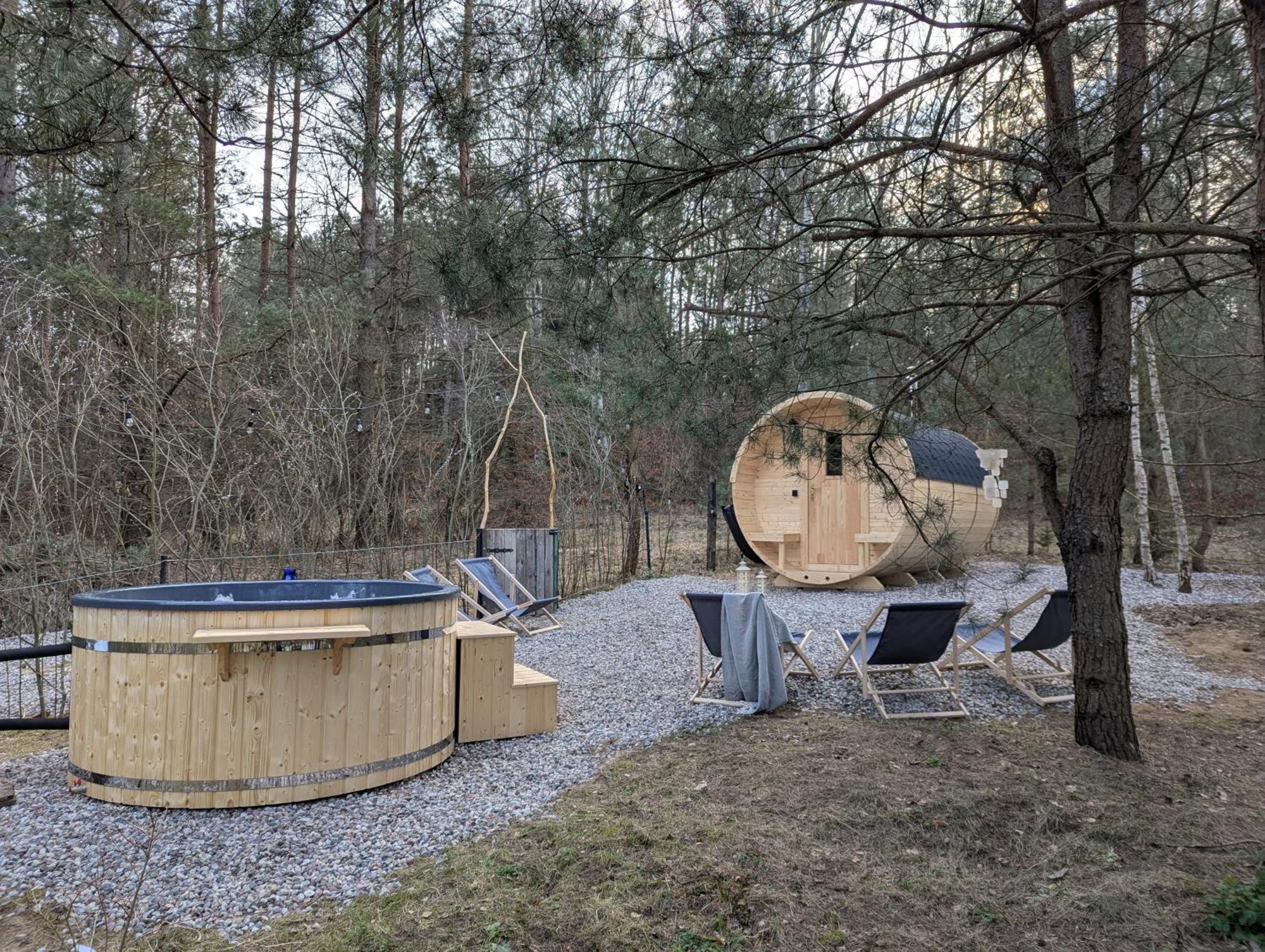 Forreset - Lesny Apartament, Sauna I Balia Jacuzzi Gietrzwałd Exteriér fotografie