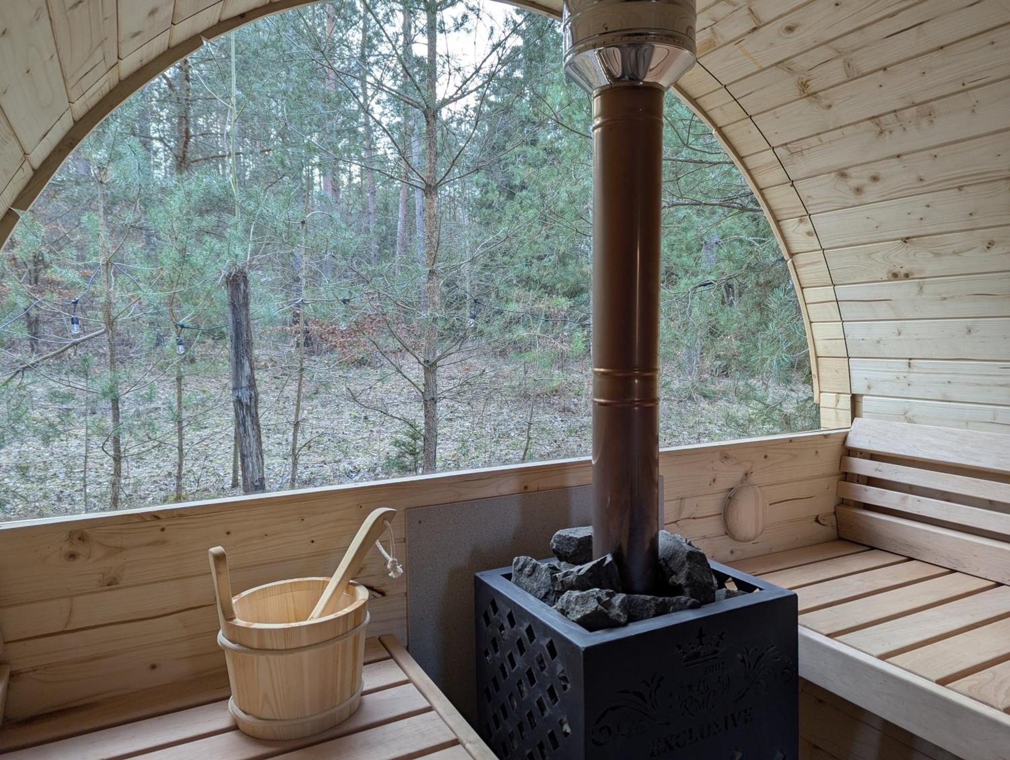 Forreset - Lesny Apartament, Sauna I Balia Jacuzzi Gietrzwałd Exteriér fotografie